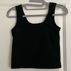 Black crop top